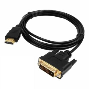 HDMI to DVI Cable for Video Display and DTV Compatibility