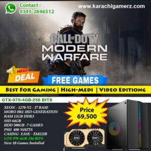 Gaming PC Xeon 1225 V2 | GTX 970 4GB 256 Bits