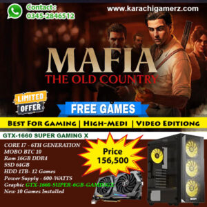 Gaming PC | Core i7-6th Generation | GTX 1660 SUPER GAMING X- 6GB Graphic Card | Boost Case P300 (Copy)