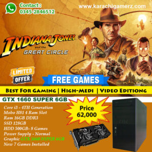 Gaming PC | Core i3-4th Generation |GTX 1660 SUPER 6GB Graphic Card | Case MD Hyundai